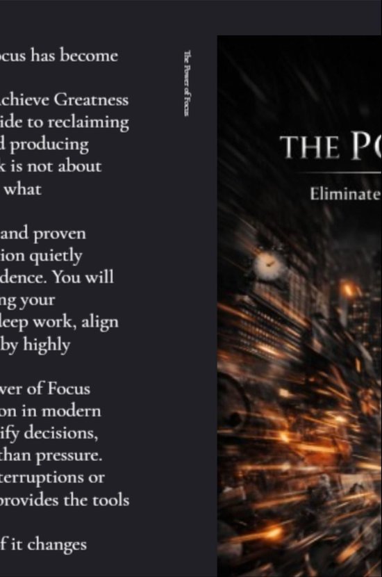 The Power of Focus - cover
