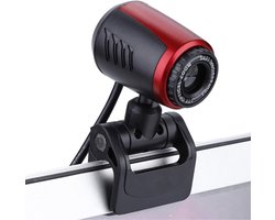 Webcam voor PC - Streaming Camera - 4K Kwaliteit - Zwart en Rood