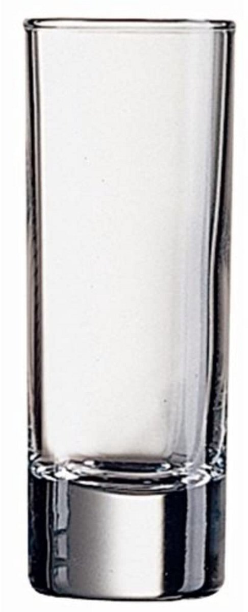 Shot Glas 60 ml - 2 oz - Hoogte 105 mm - Zwart - Verpakking van 72 stuks