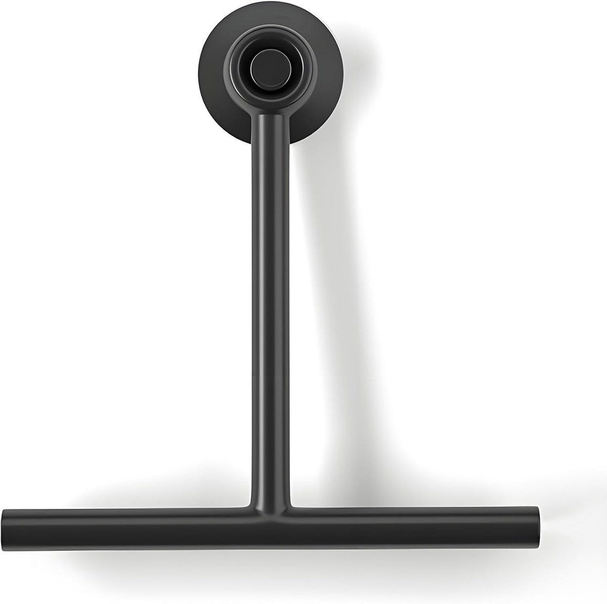 Douchewisser met zuignaphouder – 22 cm raamwisser van TPE – streeploos reinigen – zwart