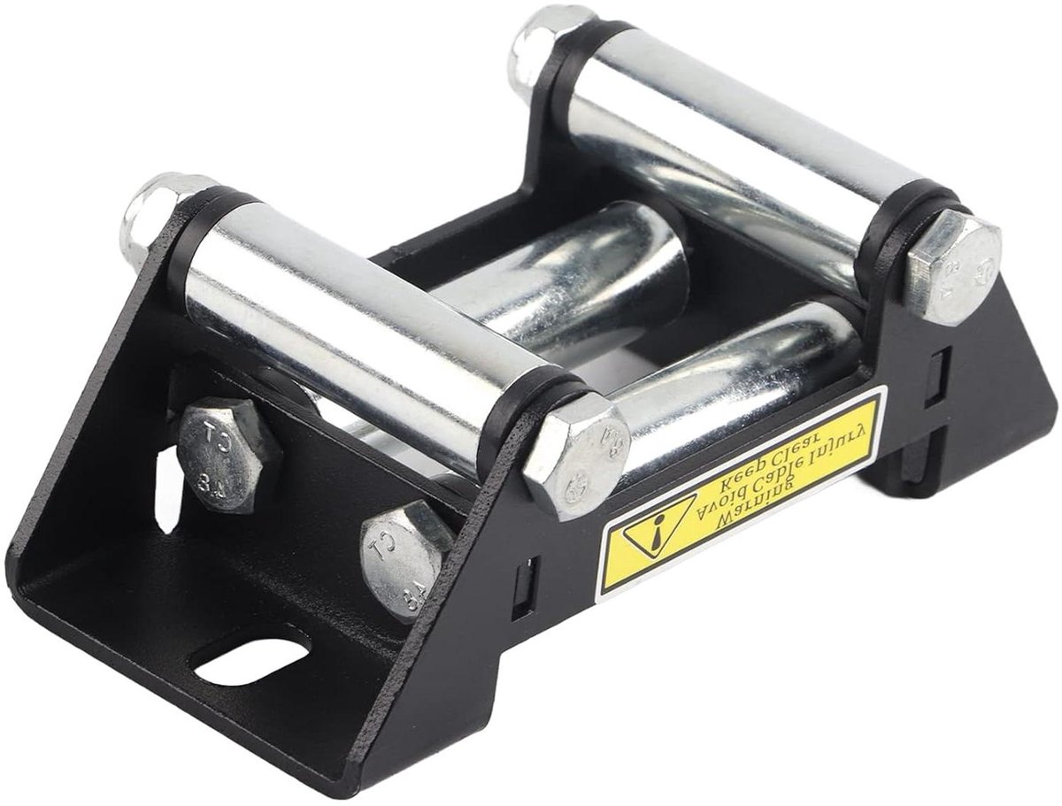 MK Stoer -Universele Windenkabel Rolgeleiding - Side-by-Side Geleiding - Robuust - 125mm - Gatdiameter 6,3x2,8x2,4 inch - Geschikt voor Winden