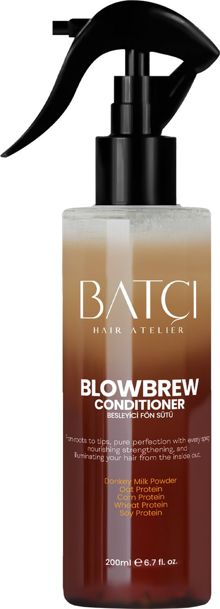 BATCI BlowBrew Coffee Hair Milk - Voedende & Hittebeschermende Leave In Conditioner - 200 ml