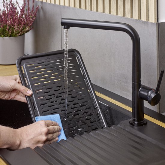 Severin PG 8596 Tafelgrill met Voet - 2000 W - Aluminium Grillplaat - Glad & Geribbeld - Zwart van Merkloos — afbeelding 4