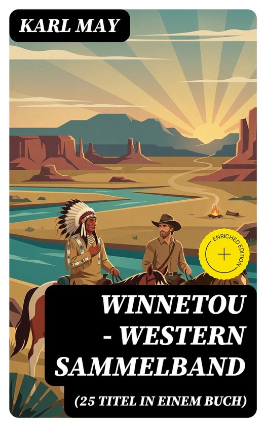 Winnetou - Western Sammelband (25 Titel in einem Buch) - cover