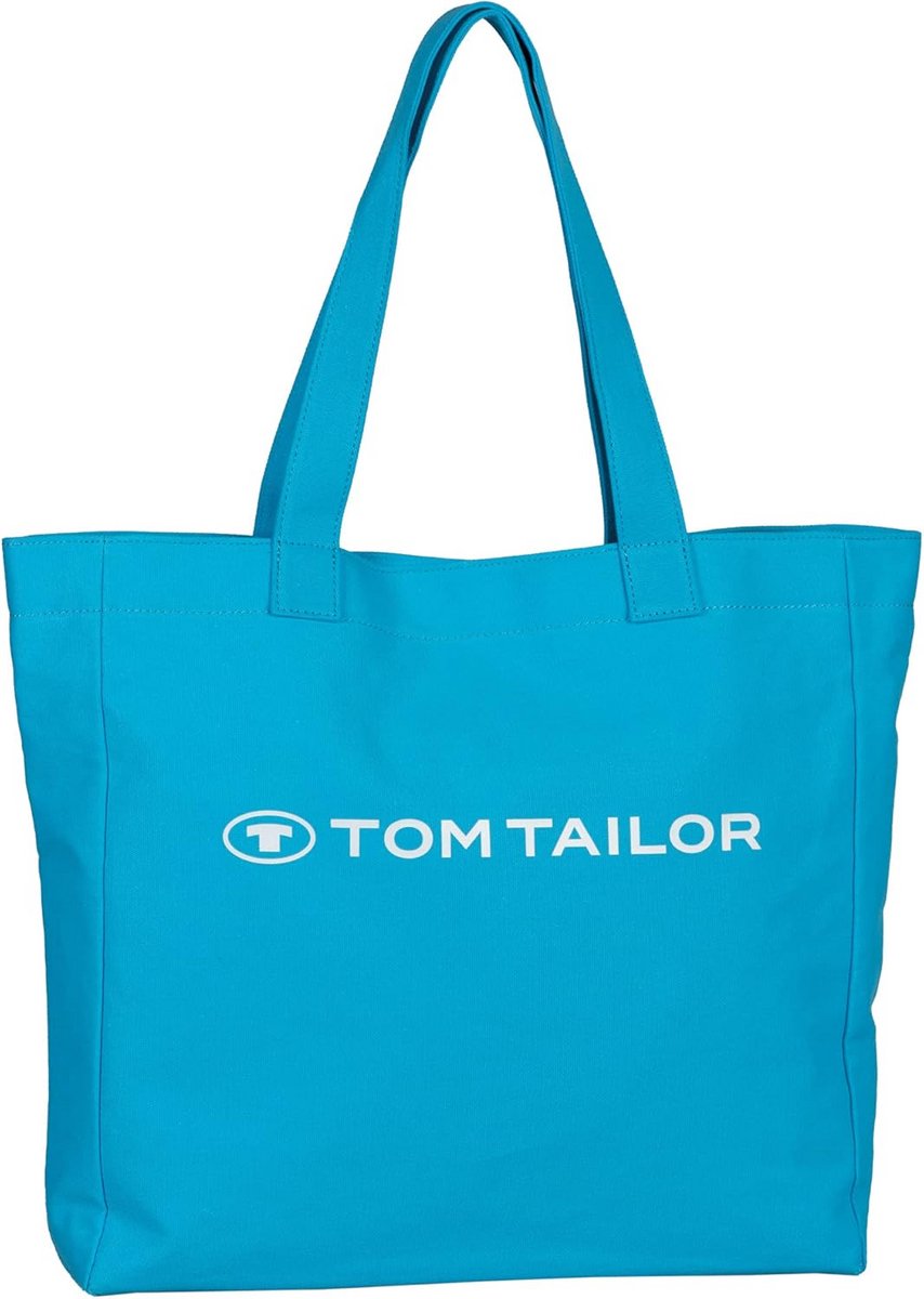 Grote canvas shopper met rits en vakken - DIN A4 geschikt