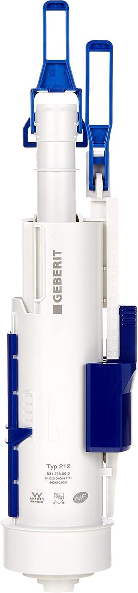 Type 212 spoelset voor UP-SPK stortbak gebouwd na 2002 - compatibel meerkleurig