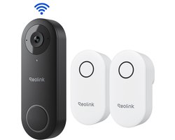 Reolink Reolink Video Deurbel Camera WiFi met 2 - Bedraad - Zonder abo - AI ja - 2K