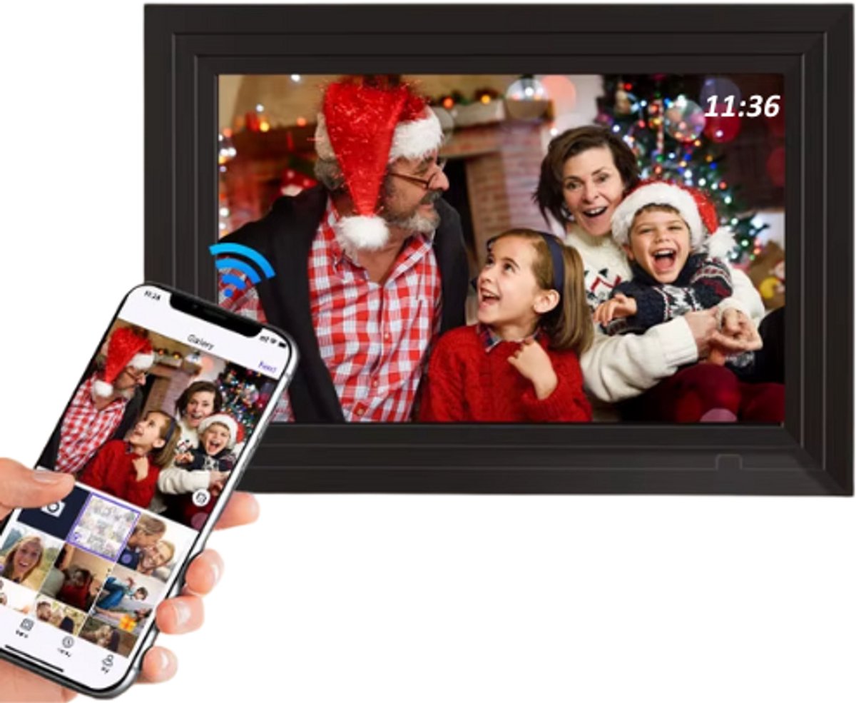 Deel Digitale Fotolijst WiFi 10.1 inch