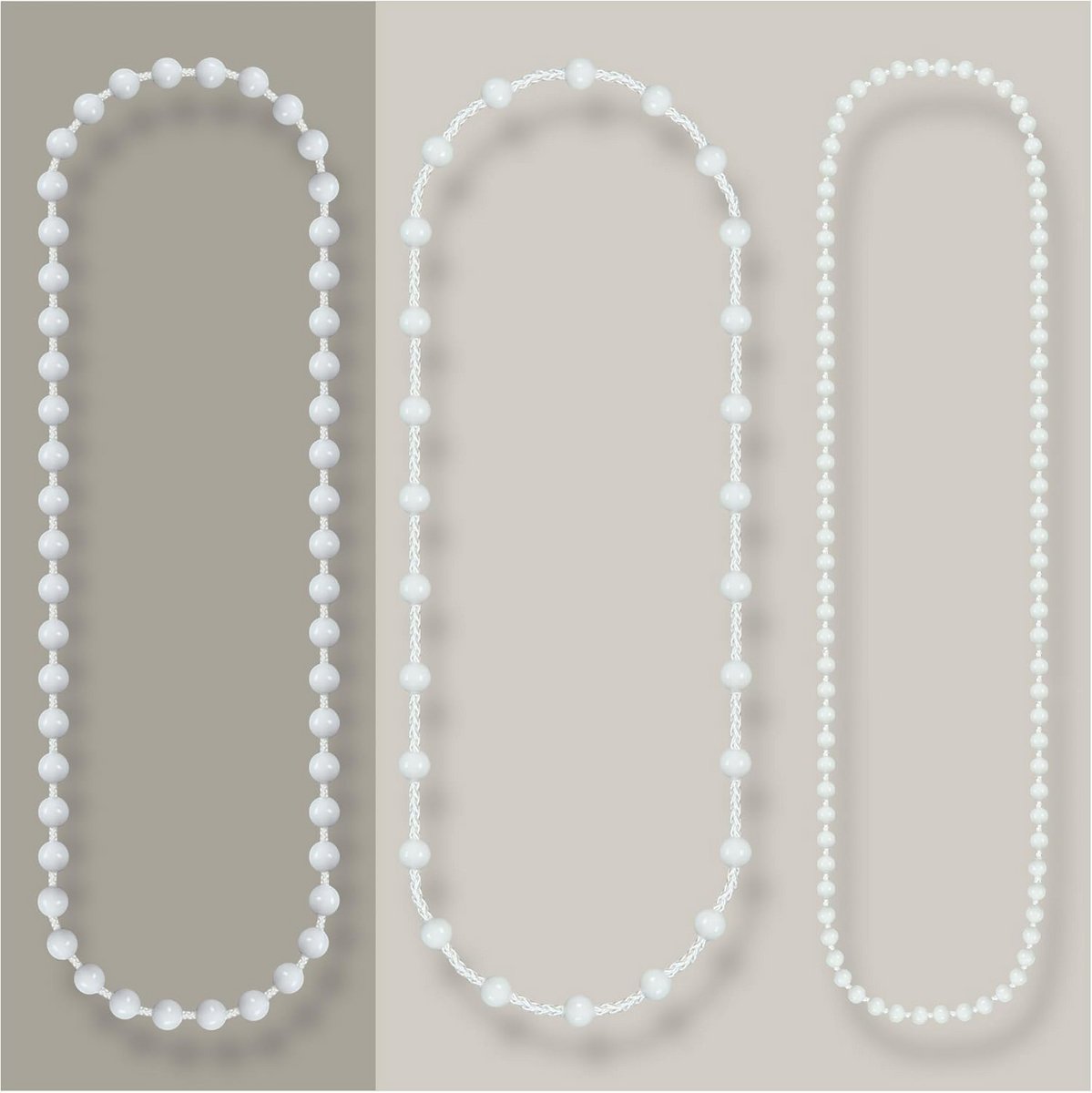Eindeloze Rolgordijnketting Vervangen Wit 100 cm 4.5 x 6 mm