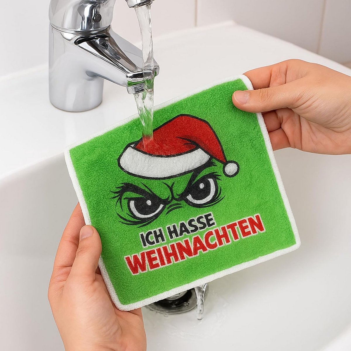 Set van 8 magische moffels - katoenen badstof handdoeken met verrassend effect - 30 x 30 c