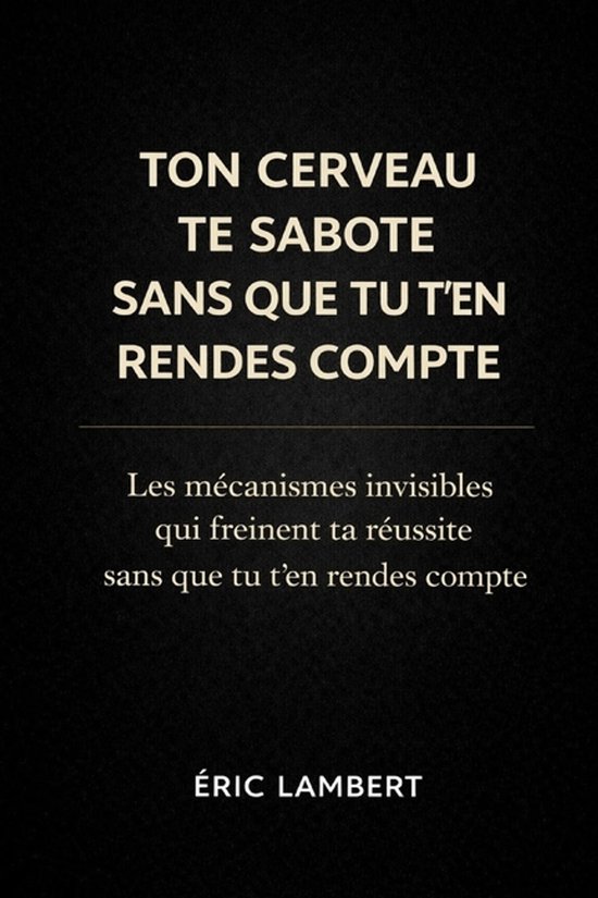 Ton Cerveau Te Sabote Sans Que Tu T'en Rendes Compte - cover