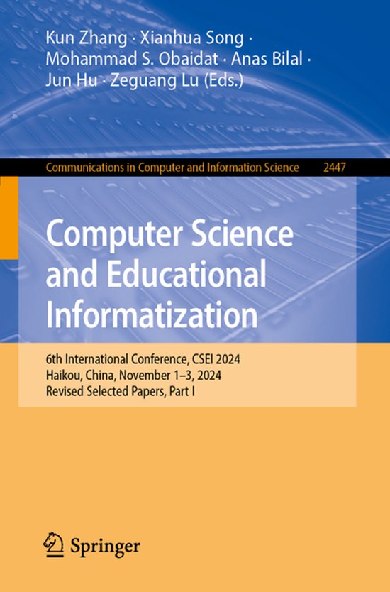 Communications in Computer and Information Science2447- Comp ... - cover