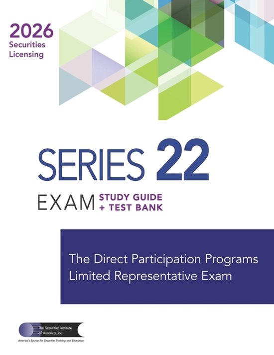 SERIES 22 EXAM STUDY GUIDE + Test Bank - cover