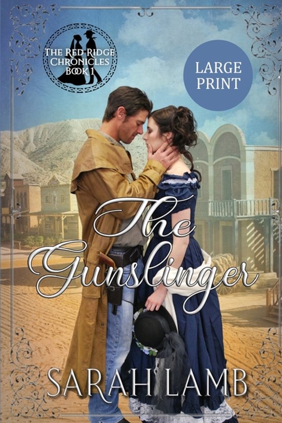 Red Ridge Chronicles Large Print-The Gunslinger (Large Print ... - cover