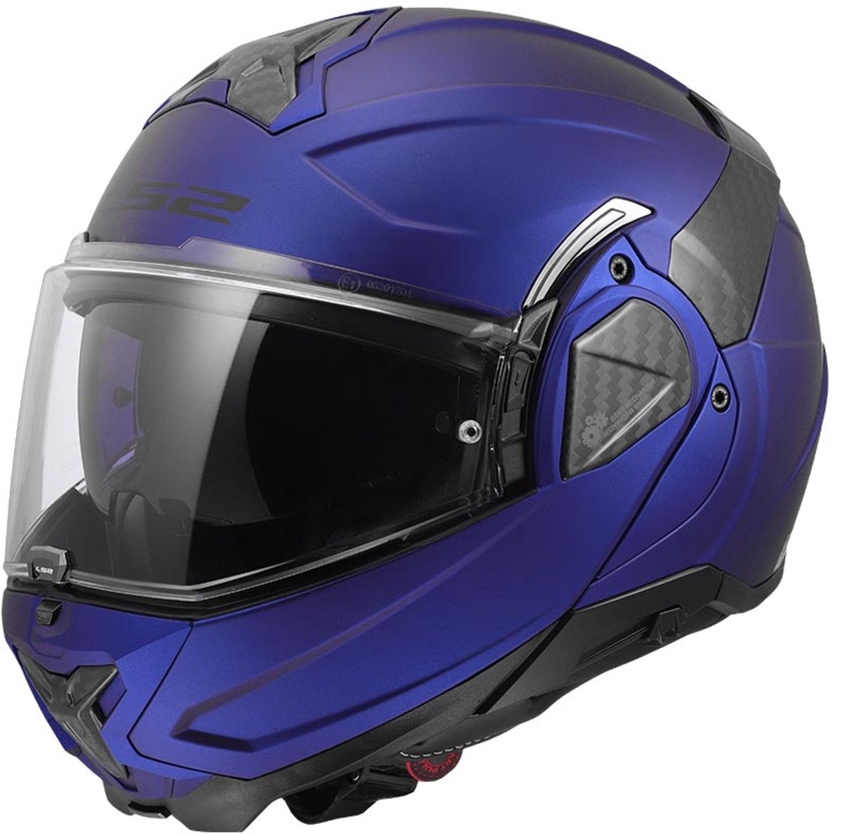 LS2 FF910 Advant II systeemhelm solid mat navy blauw