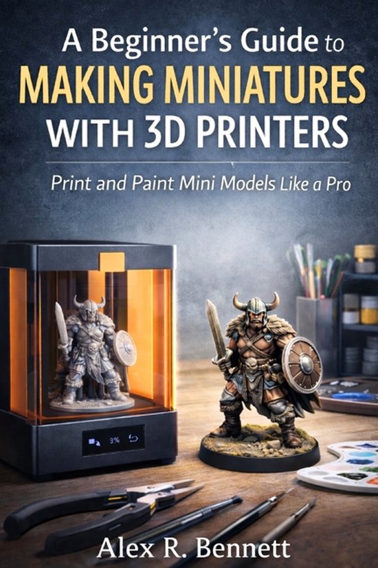 A Beginner's Guide to Making Miniatures With 3D Printers - cover