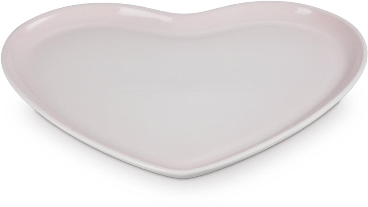 Le Creuset Serveerschaal Hart Shell Pink 32cm