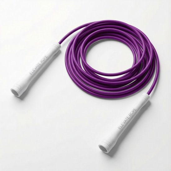 Elevate Rope Professioneel Sport Springtouw - Verstelbare Jump Rope - Touwtje Springen voor Volwassenen en kinderen - Speed rope - Conditie & Kracht - Binnen & Buiten Skipping Rope - Fitness Springtouwen (14+ Kleuren)
