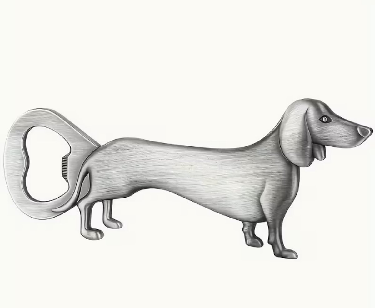 Flesopener - tekel - hond - opener - dog - flessen opener - bieropener