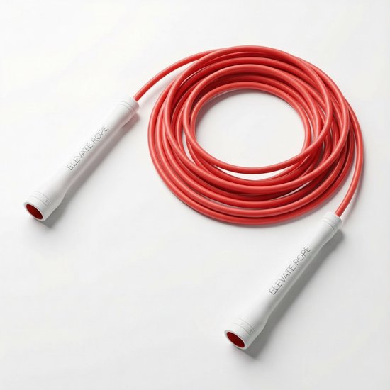 Elevate Rope Professioneel Sport Springtouw - Verstelbare Jump Rope - Touwtje Springen voor Volwassenen en kinderen - Speed rope - Conditie & Kracht - Binnen & Buiten Skipping Rope - Fitness Springtouwen (14 Kleuren)