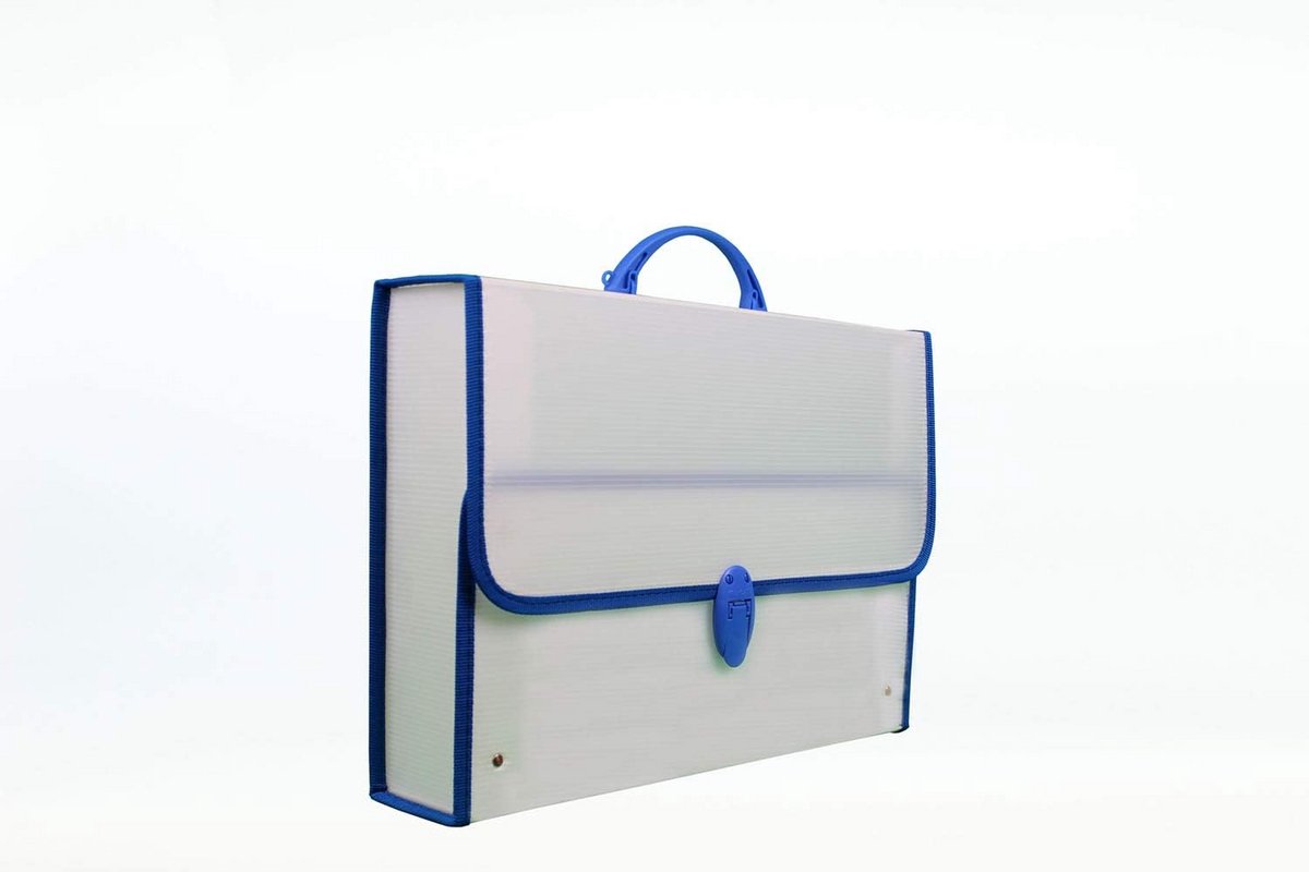 Compacte Aktetas of Documententas (28x40x8 cm) - Waterafstotend Textiel met Stevige Handgreep