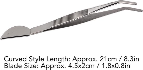 Dailygoods- Bonsai Tweezers RVS - Ergonomisch Ontwerp - Antislip Handvat - Ideaal voor Planten - Duurzaam - Veilig in Gebruik - Plantenpincet van Dailygoods — afbeelding 3