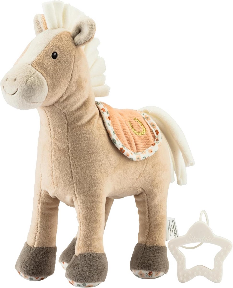 Zachte Muziekdoos Paard met Slaapliedje en Wasbaar Speelwerk