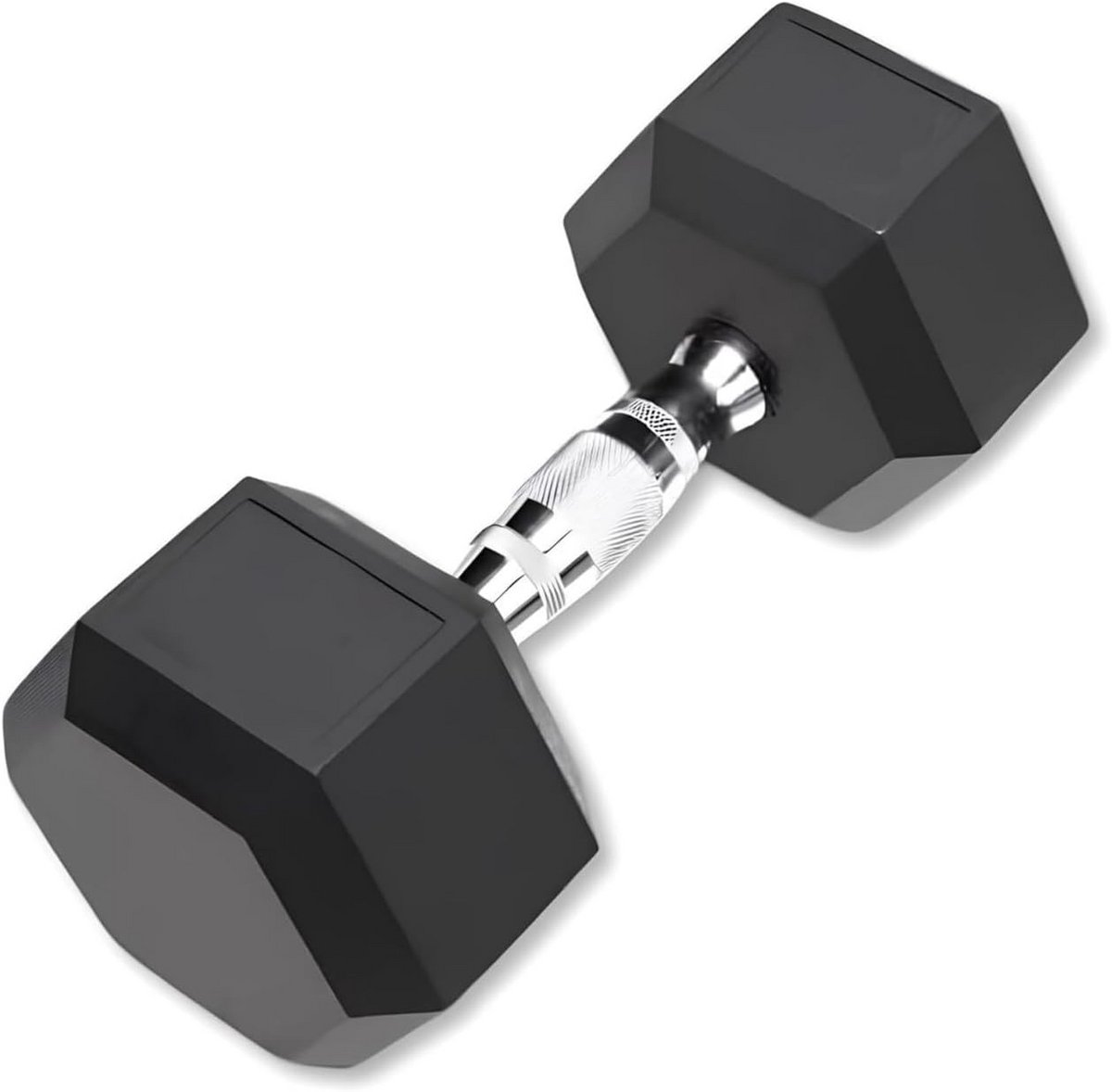 Zeshoekige Halters 2,5 kg Gietijzer met Rubberen Coating voor Krachttraining