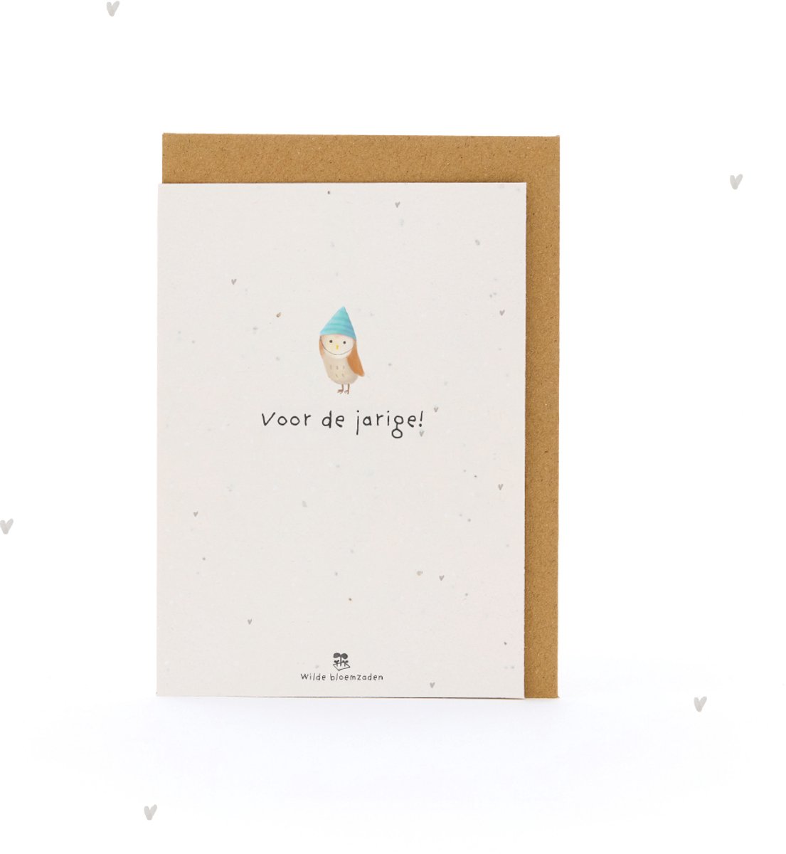 Wenskaart Voor de Jarige - Verjaardagskaart - Zaadpapier - Duurzaam en Plasticvrij - Bloemen Groet - Liefdevolle Felicitatie