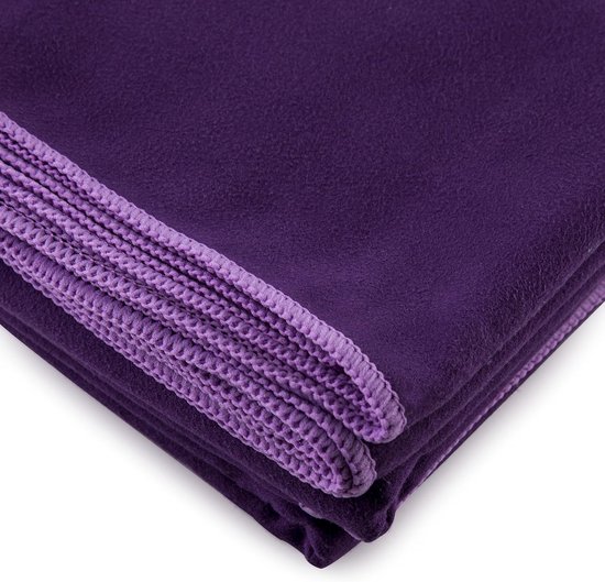 Yogadeken 2-pack Antislip Suède Sporttowels voor Yoga en Fitness — afbeelding 3