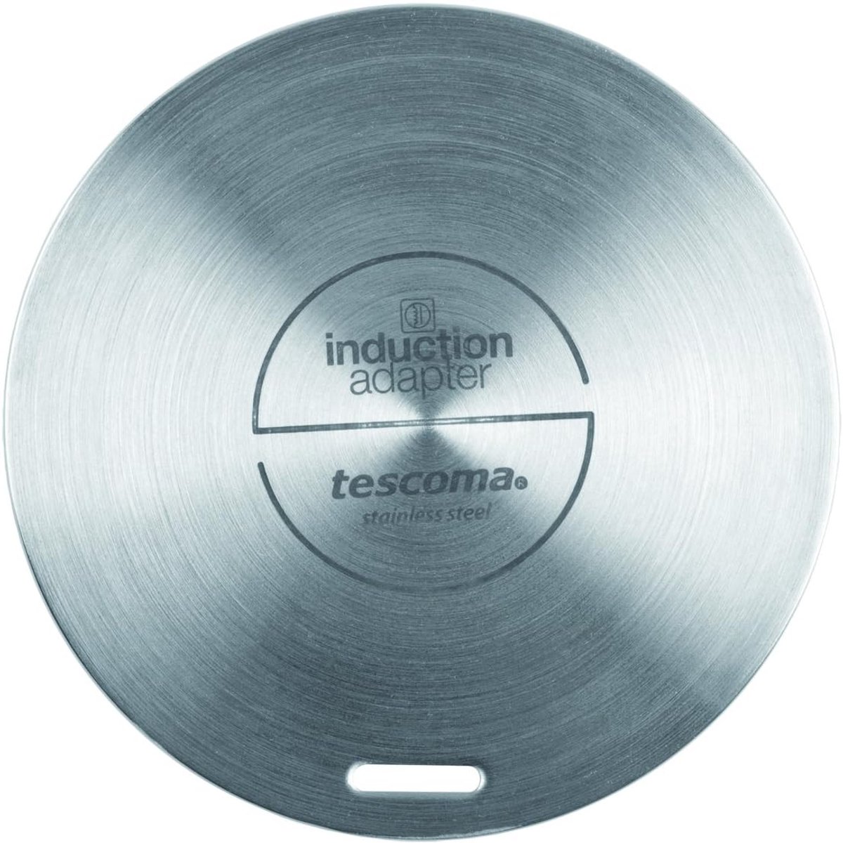 Inductie adapterplaat 17 cm - roestvrij staal