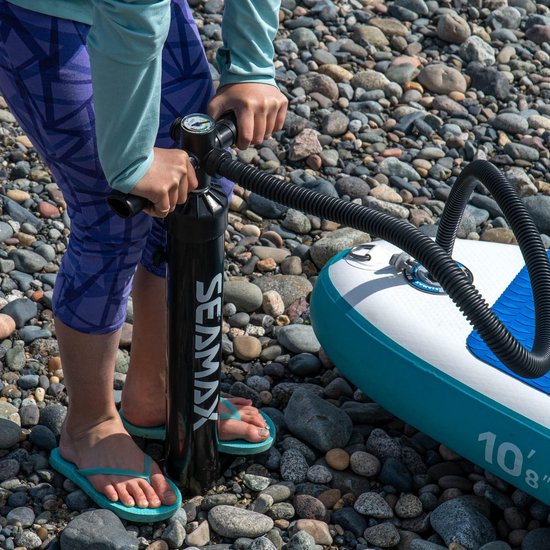 Handpomp voor Opblaasbare SUP en Boot - Lichte Dubbele Actie Pomp tot 27 psi — afbeelding 5