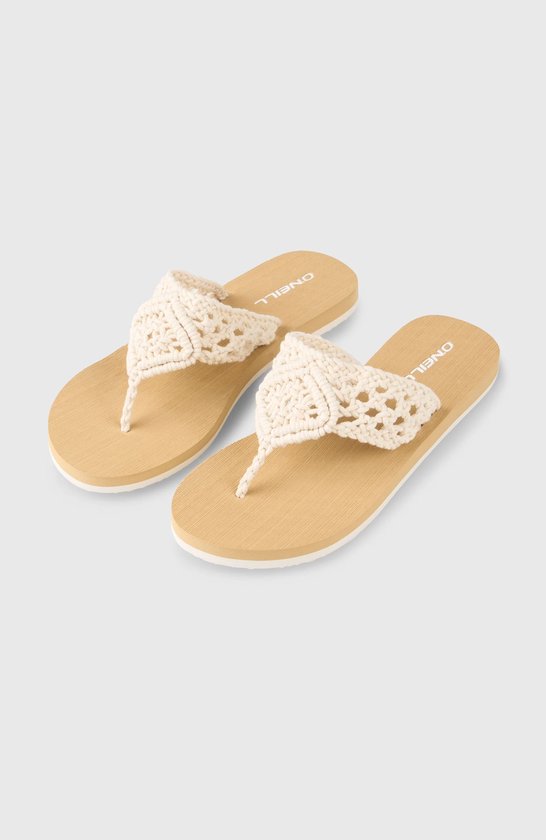 Tongs O'Neill Ditsy Crochet - Femme - Marron/Blanc - Taille 37