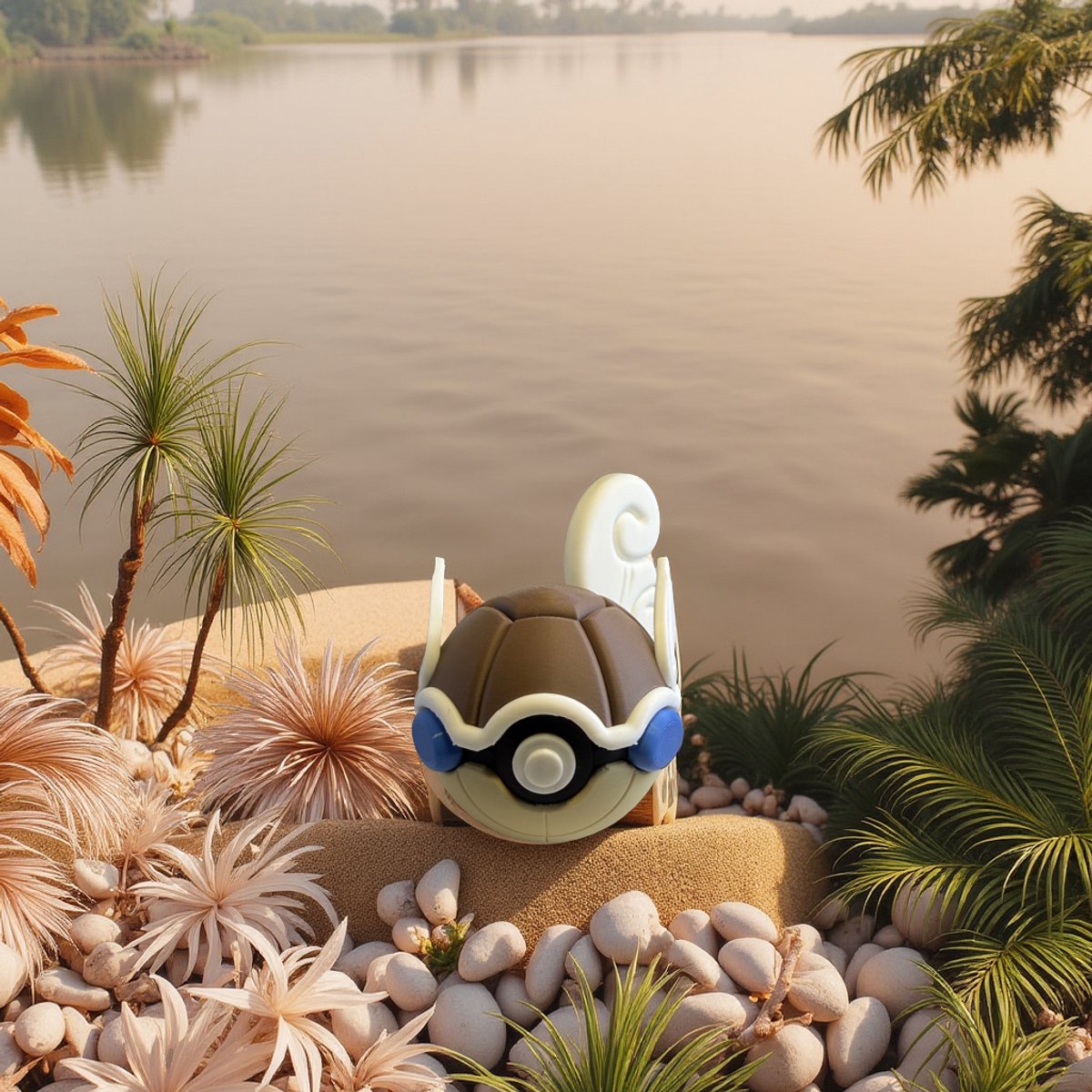 Wartortle Collectible, 3D-Geprinte Decoratie, Cadeau voor Fans