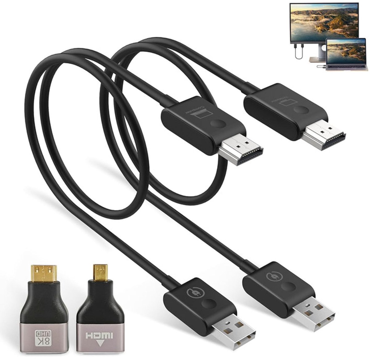 Draadloze HDMI Zender en Ontvanger voor 1080P Beeldoverdracht tot 20 Meter