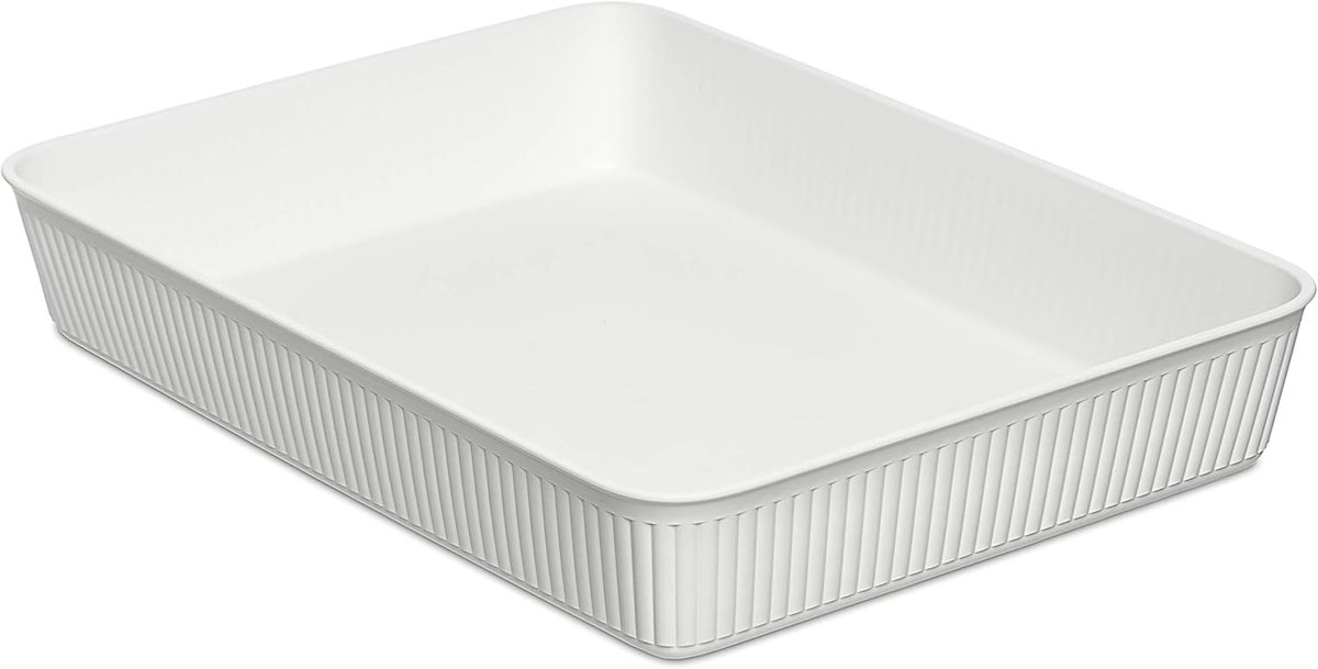 Ladeorganizer A4 Baobab - Polypropyleen BPA-vrij - 24,7 x 33 x 5,5 cm - Wit