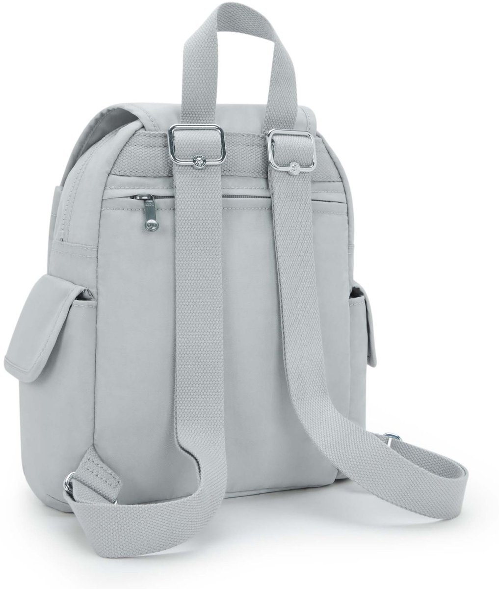 kipling vrijetijdsrugzak rugzak Basic City Pack Mini Backpack Easy Grey Lichtgrijs – foto 4