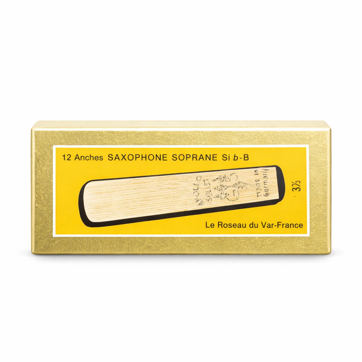 Le Roseau Sopraan saxofoon rieten rietjes Sterkte 3.5 NewOldstock 12 stuks