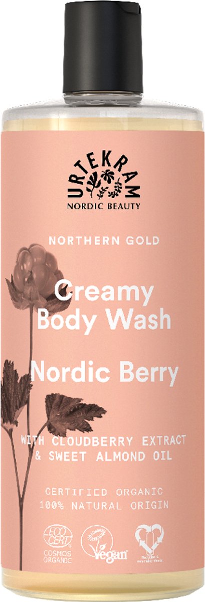 Urtekram Nordic Berry Bodywash 500 ml - Multipack met 6 stuks