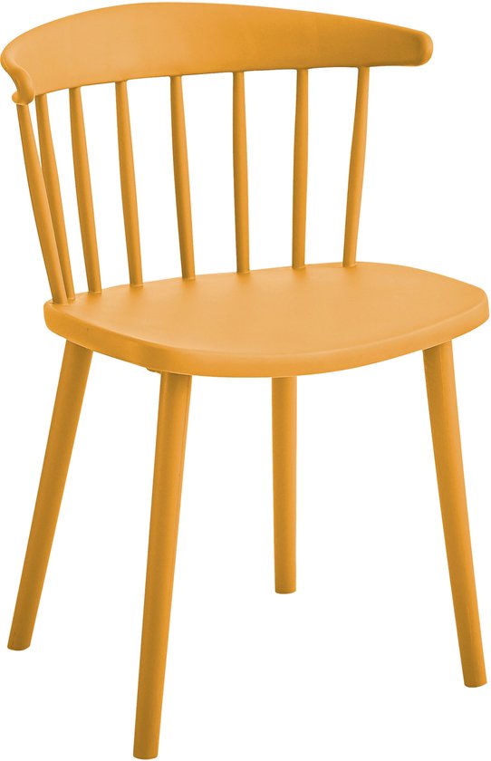 Leitmotiv - Chaise Viejo - Jaune - 57x44x75 cm