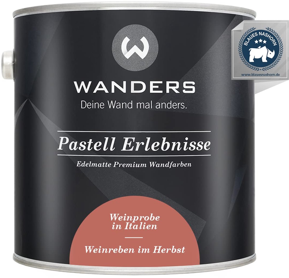 Wanders Muurverf - Edelmatte Krijtverf voor Hout en Meubels - Warm Baksteenrood - 2,5L