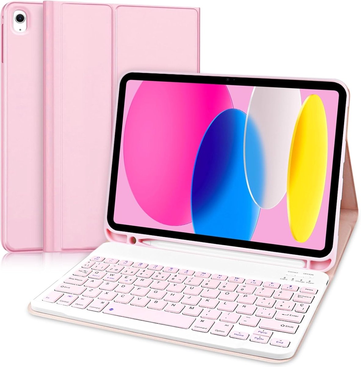 Hoes met toetsenbord voor iPad 10e generatie 2022 - 10,9 inch
