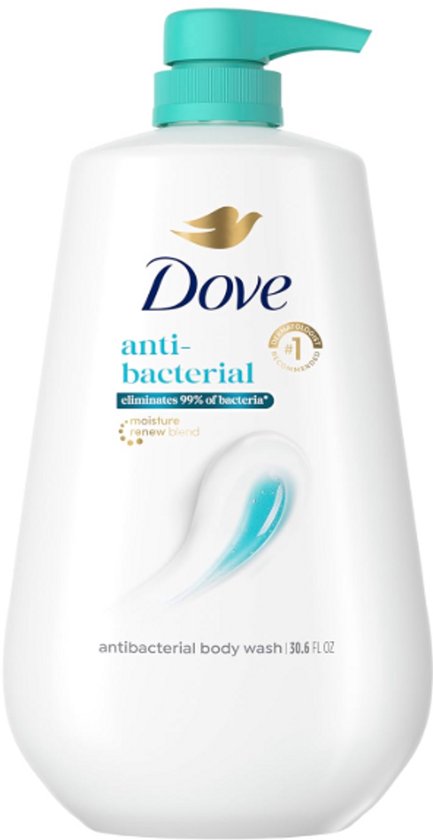 Dove antibacteriële body wash met vochtinbrengende en vernieuwende formule, 30.6 FL. OZ.