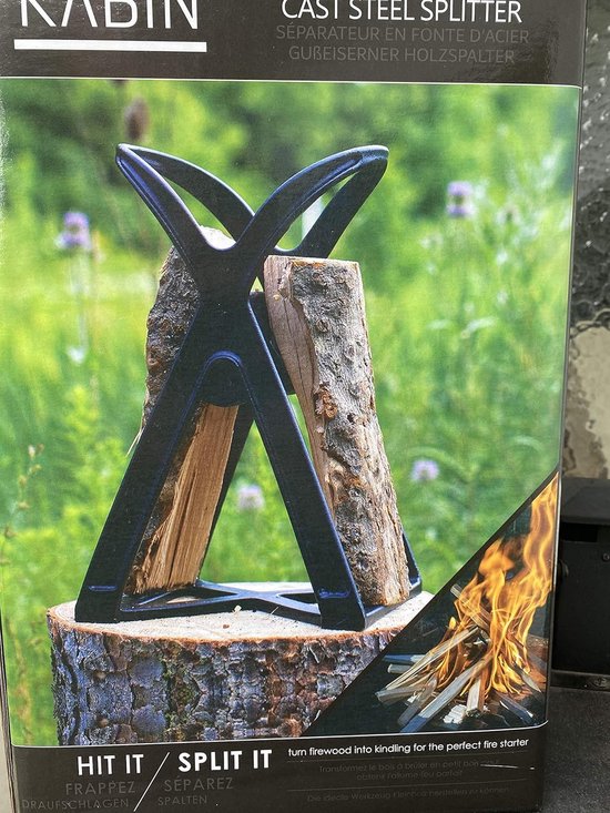 Houtkloofmachine voor Brandhout - Eenvoudig Kloven en Aanmaakhout Maken — afbeelding 4