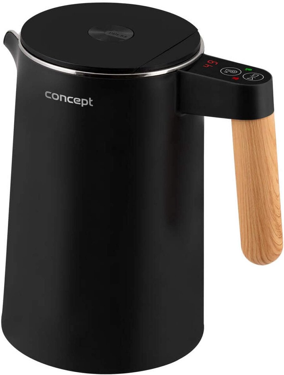 Roestvrijstalen waterkoker - Themoker - Snel water koken - Temperatuur instelbaar - 15 Liter - Zwart