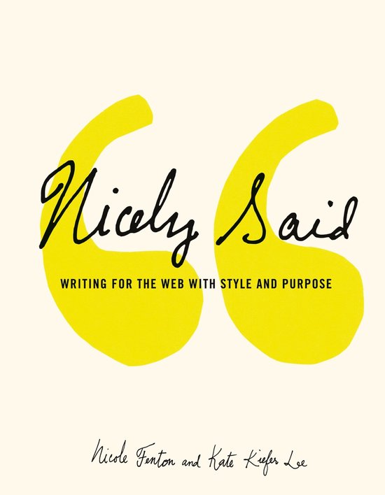 Nicely Said Styling Web Content Purp - cover