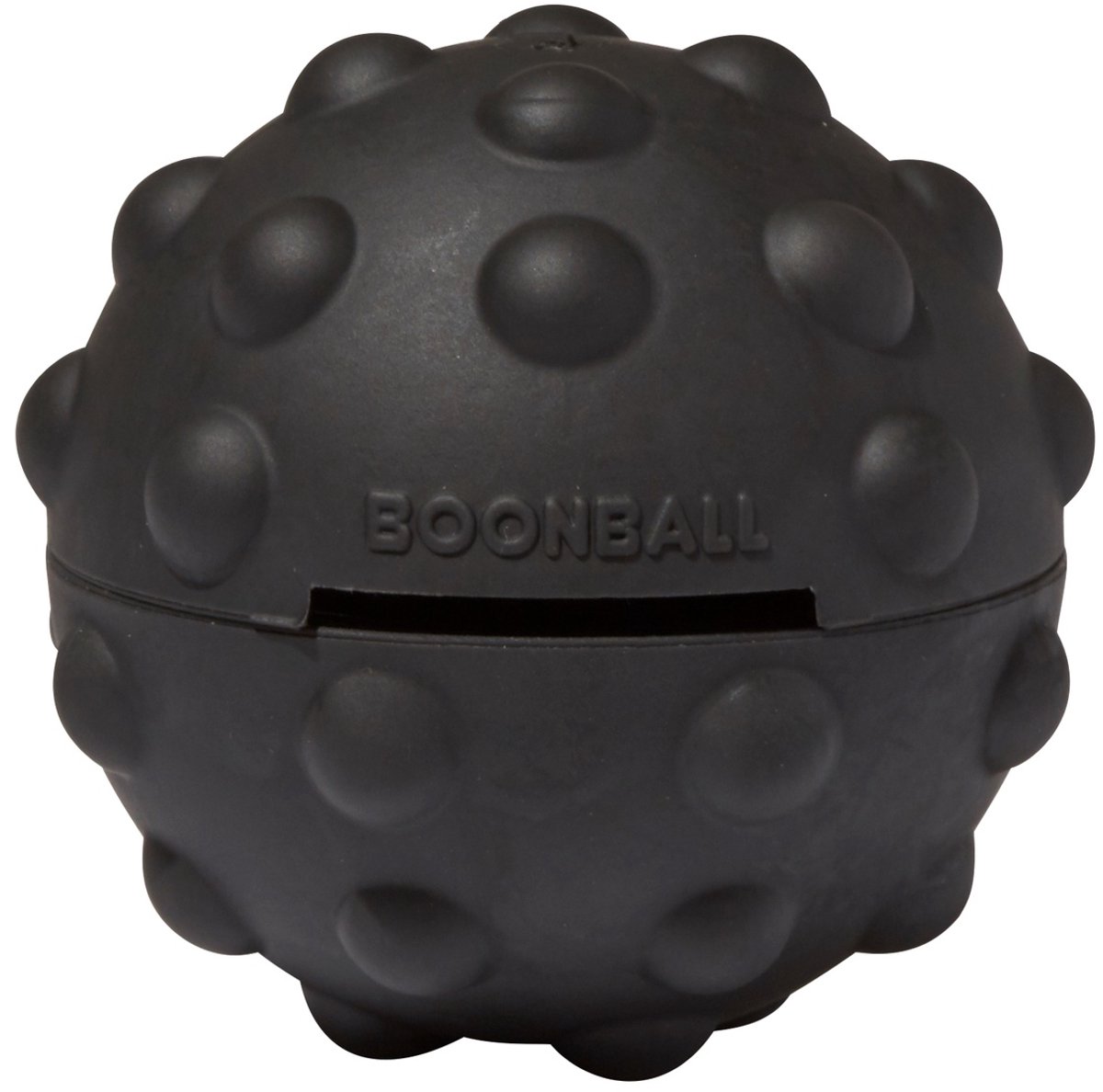 Boondog Boonball - Afneembare Grip voor Hondenriem - 2-in-1 Grip en Bal - Extra Controle - Speelbal Hond - Black
