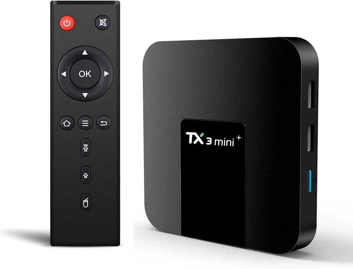 Smart Android TV Box 4K Ultra HD met Android 11 en Dual-Band Wifi