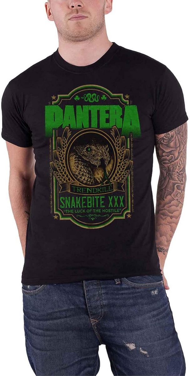 Band T-shirt - Muziek Shirt - Casual Kleding - Officieel Gelicentieerd - 24x22x2cm - Zwart