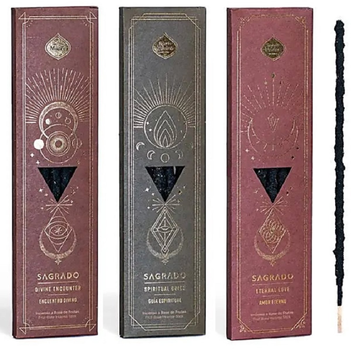 Sagrada madre wierook - sacred line - spirituele gids - eeuwige liefde - goddelijke ontmoeting - 3 stuks